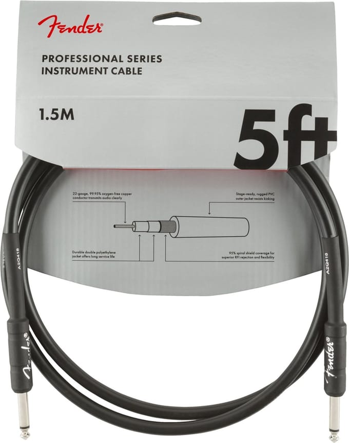 instrumentkabel - 990820026 - 5ft zwart