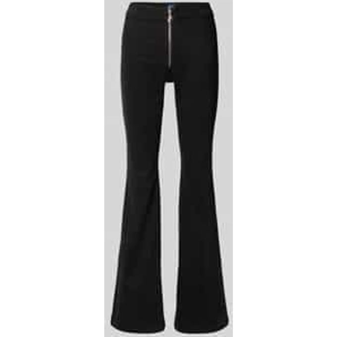 Bootcut jeans van katoenmix, model 'HIZUMI-2-D'