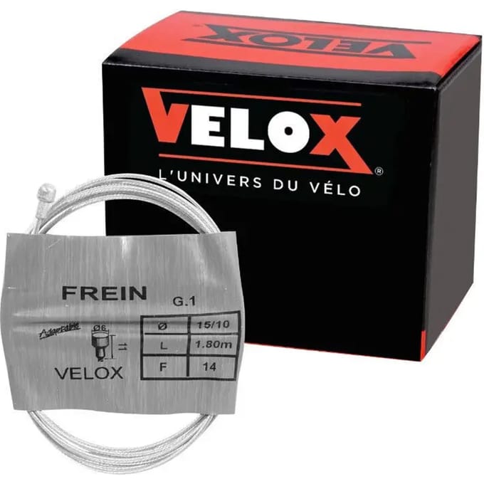 Doos van 25 road-city remkabels galva Velox 1.8 m