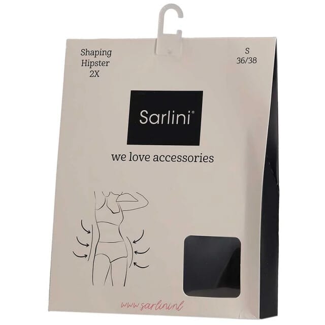 Sarlini Dames Corrigerende Hipster Naadloos 2-Pack Zwart - Maat M