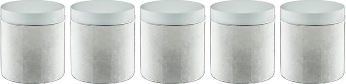 Claudius Badzout No Scent No Colour - 300 gram - Pot met witte deksel - set van 5 stuks