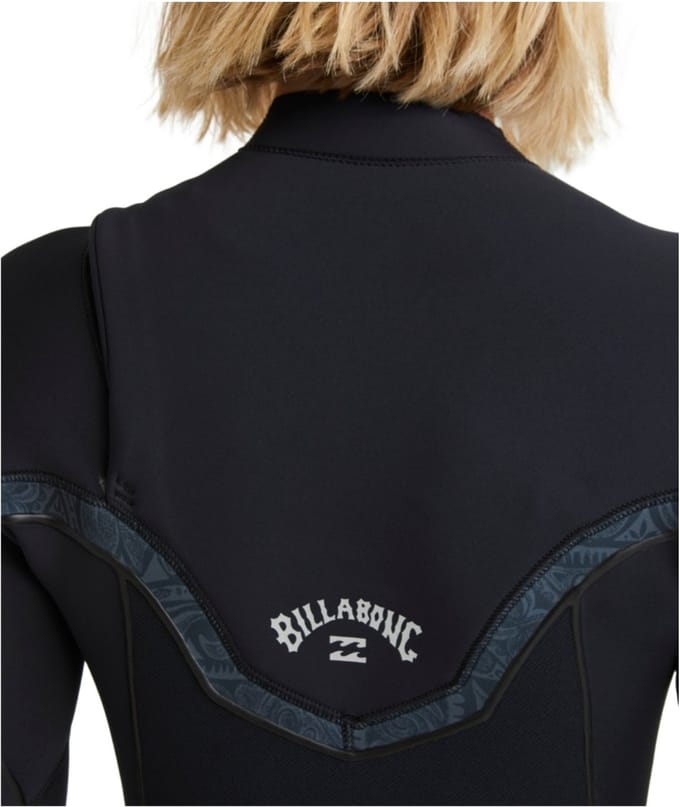 2026 Billabong Dames Furnace Natural 4/3mm Borst Ritssluiting Wetsuit