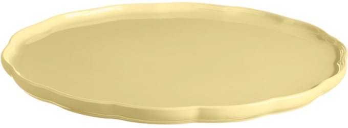 Emile Henry Madeleine Serveerschaal rond - Ø300mm - Vanille