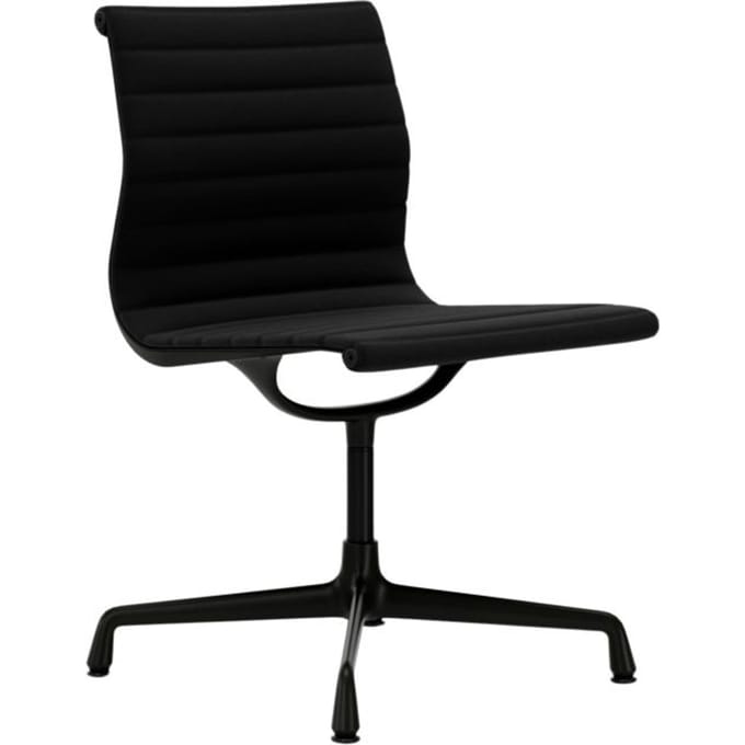 Vitra - Aluminium Chair - EA 101 - diepzwart - Hopsak - zwart