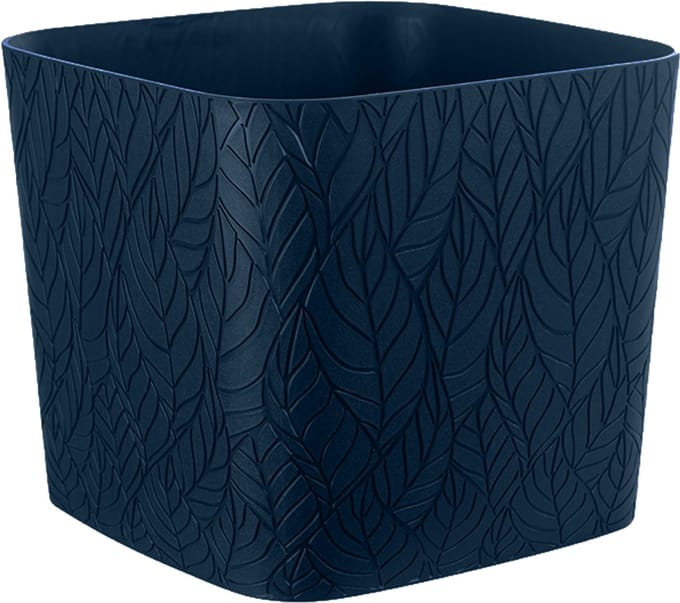 Elezza Leaf Quadro Bloempot L29 x B29 x H25 cm - Donkerblauw