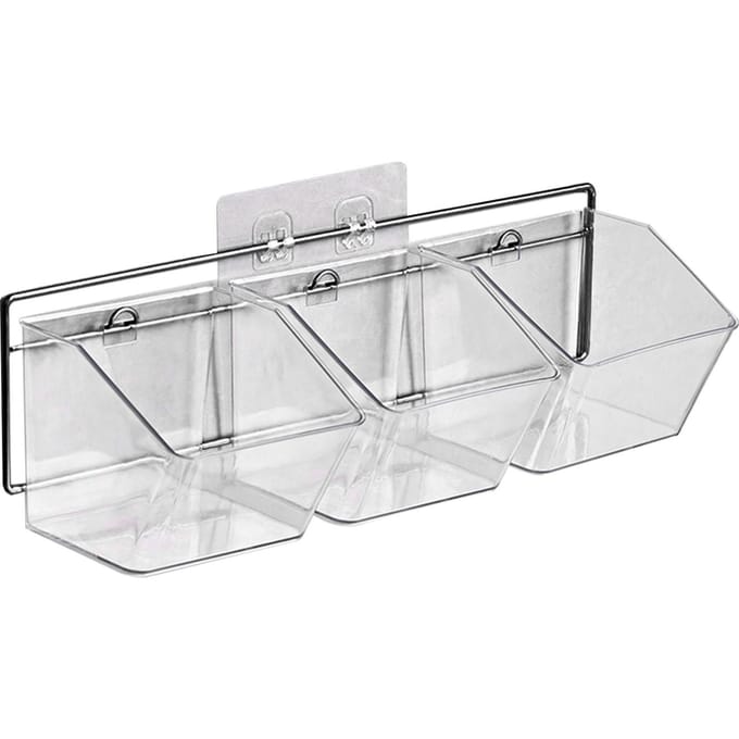 Boîte de rangement murale à 3 niveaux pour ail, gingembre et oignon Type 2