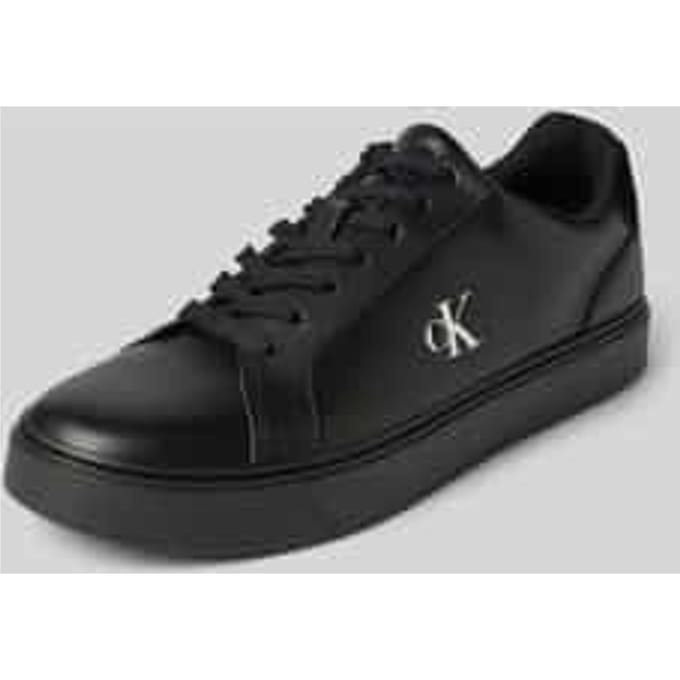 Sneakers met labeldetail