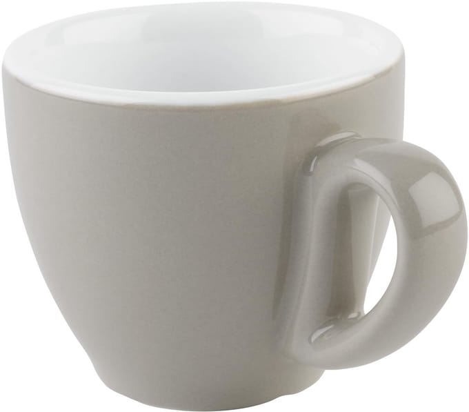 Grijze espressokop Ø 6 cm - 80 ml