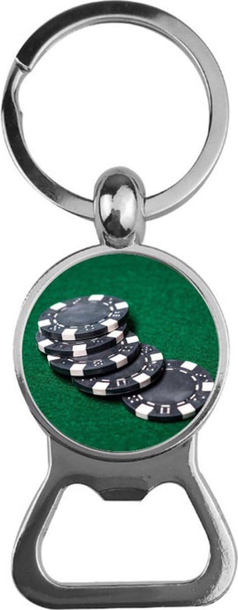 Bieropener Glas - Poker