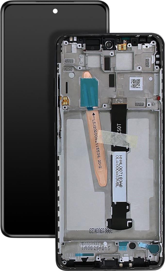 Xiaomi, Volledig Display Geschikt voor Xiaomi Poco X3 LCD Scherm en Touchscreen Original, Zwart