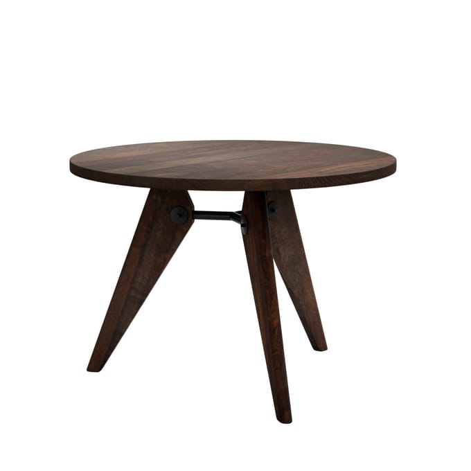 Vitra Gueridon tafel - massief eiken donker gebeitst