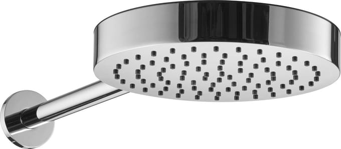 Ben Engraved hoofddouche met douche-arm Ø25cm chroom