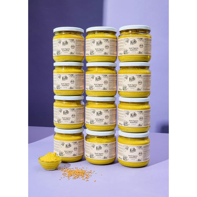 KoRo | Bio agave-mosterdspread 12 x 380 g