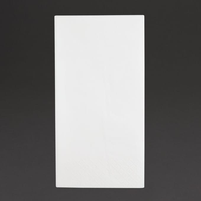 Fiesta 3-Laags Dinerservetten 1/8 Vouw Wit 400mm (1000 Stuks) - Fiesta FE258