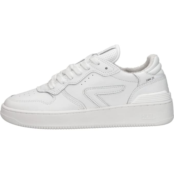 HUB Smash Sneakers Dames - Leren Sneaker - Wit - Maat 43