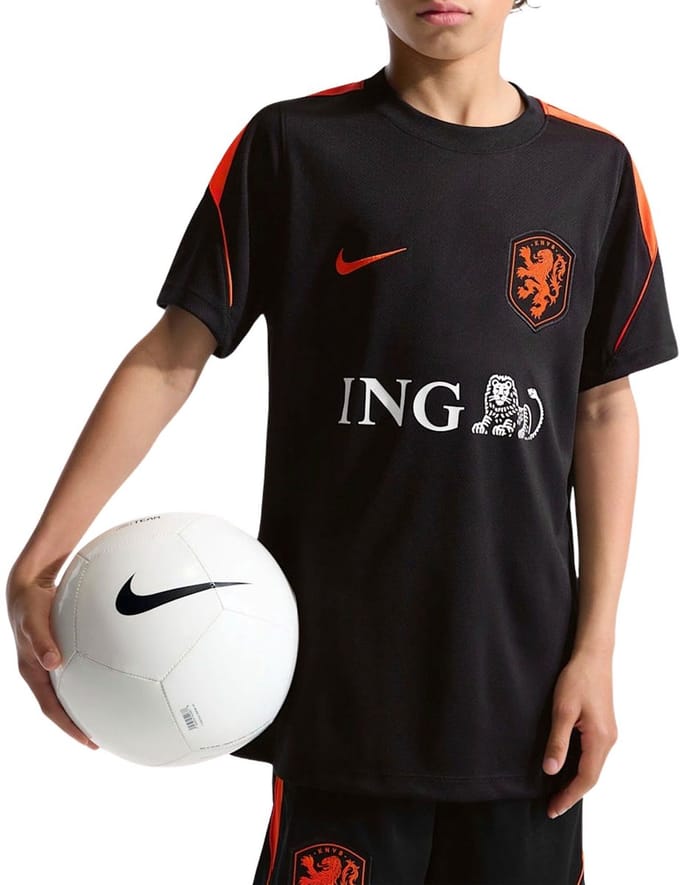 Nike Netherlands 2026 Strike Shirt Junior - Zwart - Kind, Zwart 12-13Y