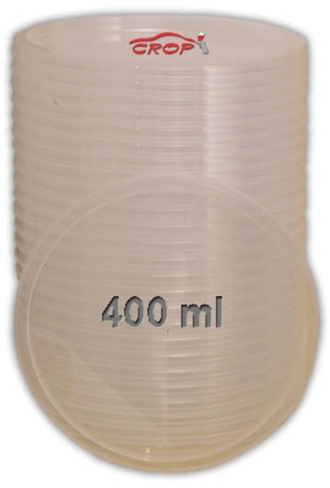 Deksels voor FINIXA Mengbekers 400ml - 50 stuks