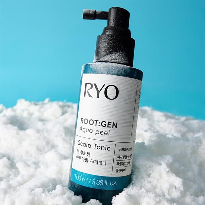 [RYO] ROOT GEN Aqua Peel Scalp Tonic 100ml white