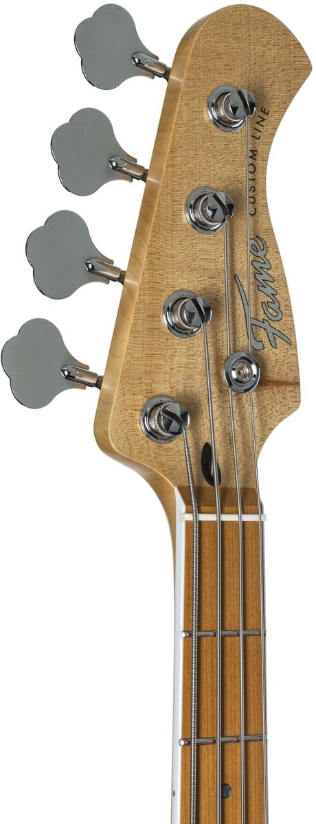 Fame Custom JB 4 White - Elektrische basgitaar