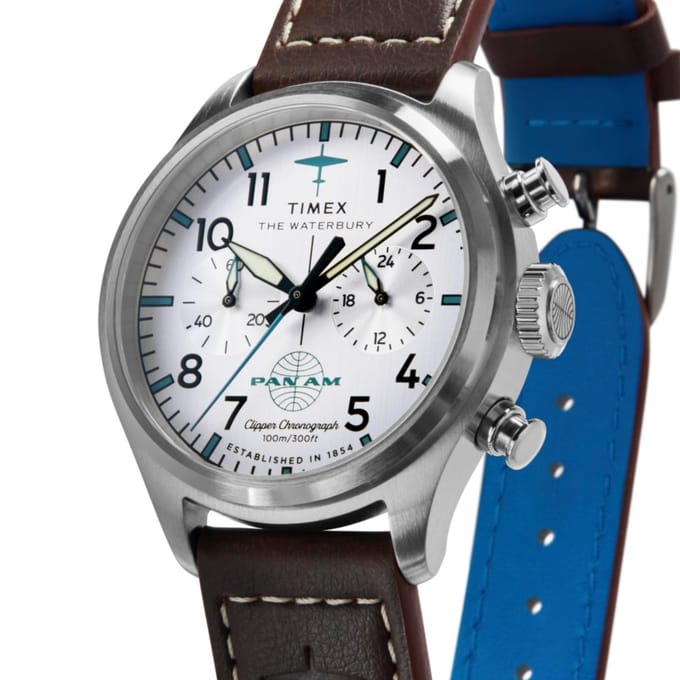 Timex Waterbury TW2Y38700 Timex X Pan Am Horloge