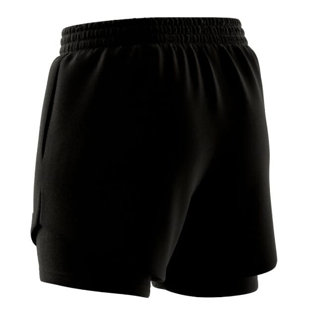 adidas Performance AEROREADY Made for Training Minimal Two-in-One Short - Dames - Zwart- XS