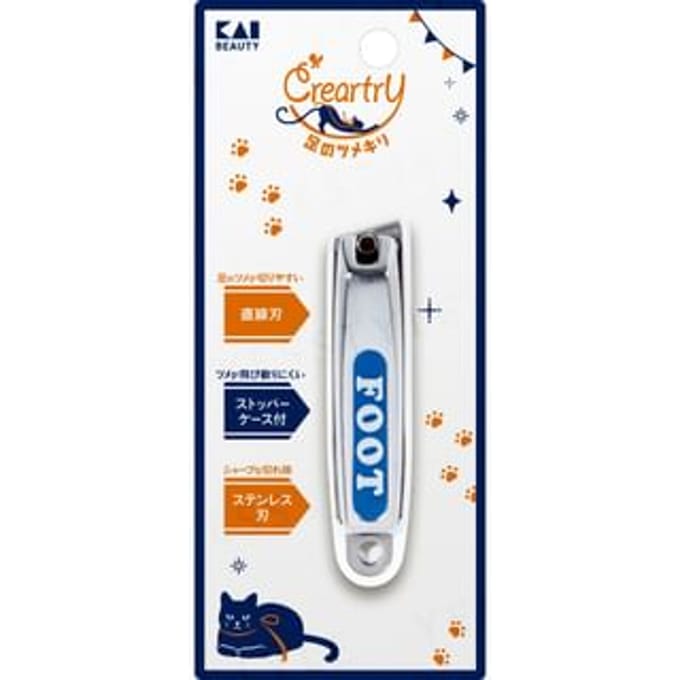 KAI - Creartry Toe Nail Clippers 1 pc
