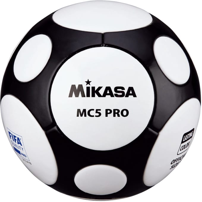 Voetbal Mikasa MC5 Pro – Maat 5- Zwart-Wit FIFA Goedgekeurd