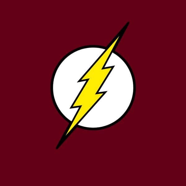 Justice League Flash Logo Women's T-Shirt - Burgundy - L