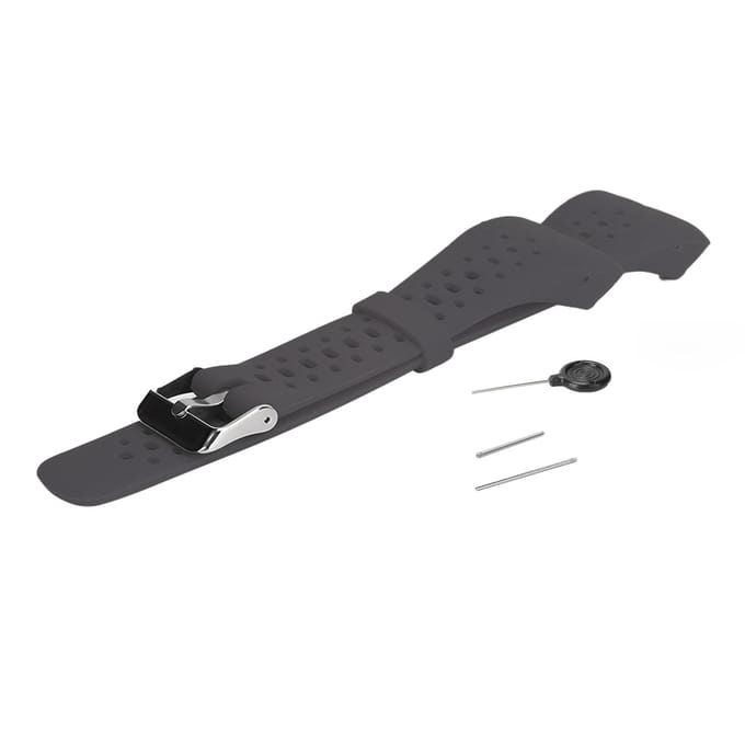 Horlogeband Polsband Armband Vervanging met Naald Demontagegereedschap voor POLAR M400 M430 grijs