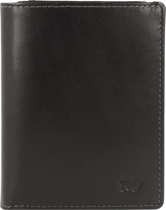 Braun Büffel Arezzo Portemonnee RFID Leer 10 cm - Jongens - Staand formaat - schwarz