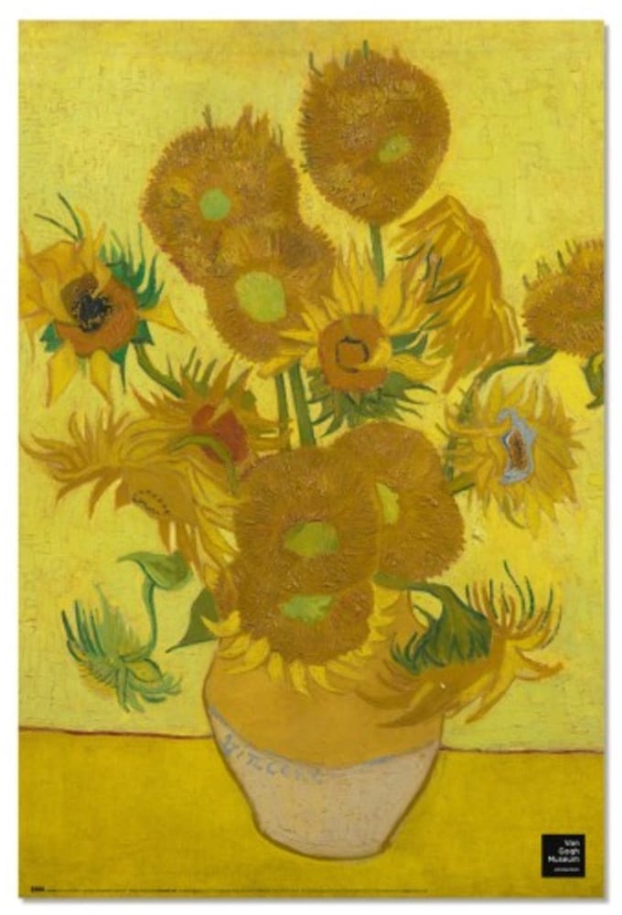 Poster Vincent van Gogh - Sunflowers 61x91,5cm
