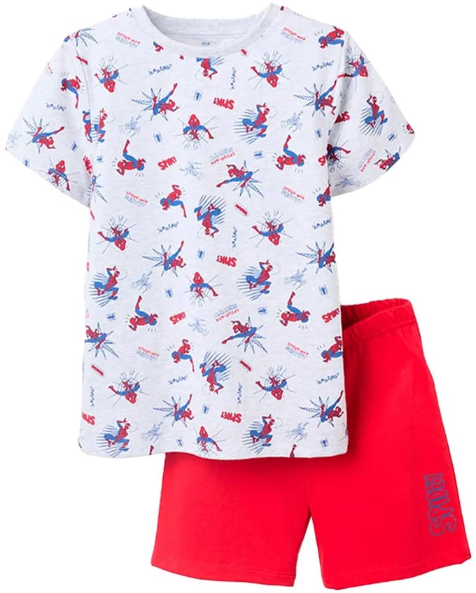 Zippy 3107114701 Korte Mouw Pyjama Rood,Wit 6-7 Years Jongen