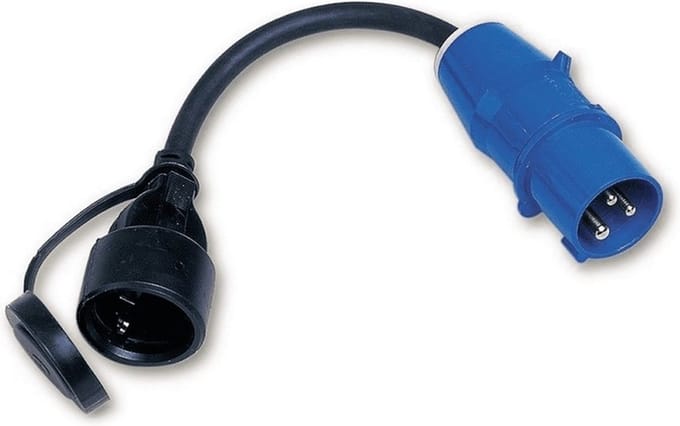Benson CEE Verloopsnoer - 3 pins contra - 250V - 16A - professioneel - verloopstekker / aanhangerstekker