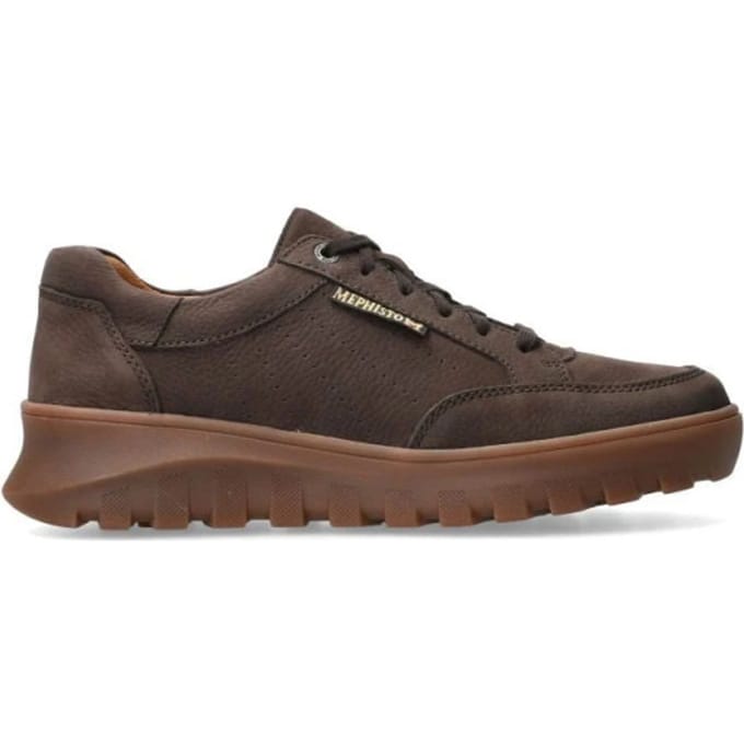 Mephisto Flynn - heren sneaker - Bruin - maat 40.5 (EU) 7 (UK)