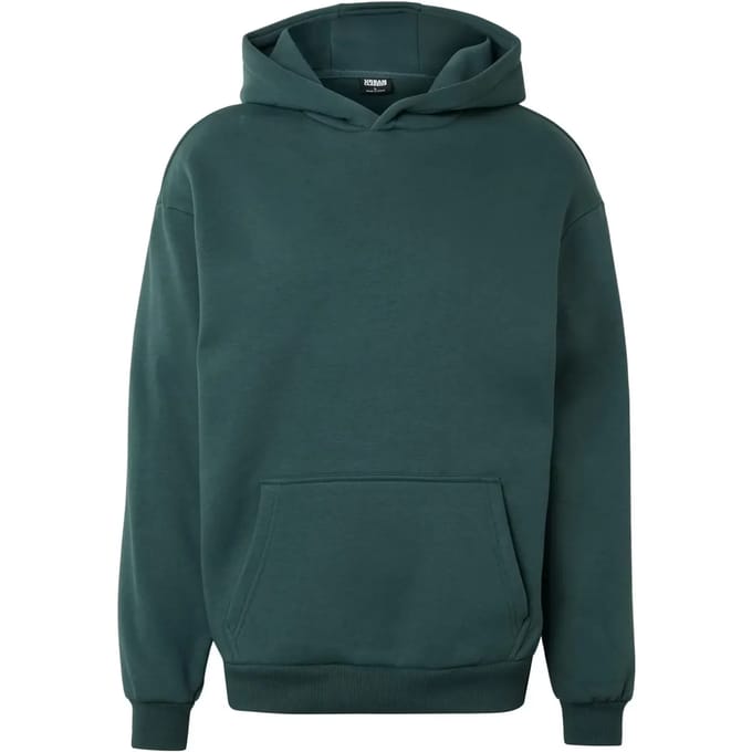 Urban Classics - Fluffy Hoodie/trui - 5XL - Donkergroen