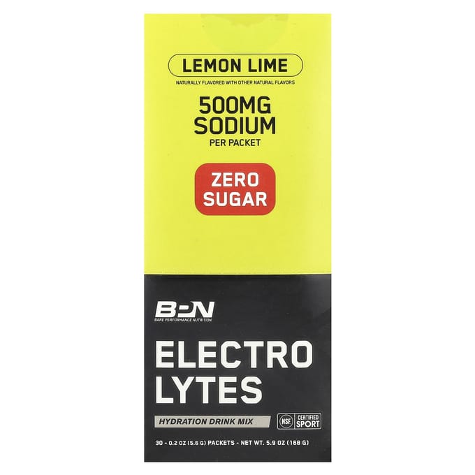 BPN, Électrolytes, Mélange pour boisson de réhydratation, Citron vert, 30 sachets, 0,2 oz (5,6 g) Chaque