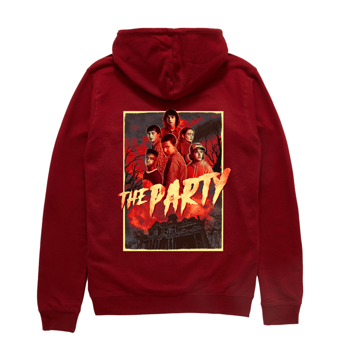 Stranger Things Alternatief logosweatshirt - Burgundy - S