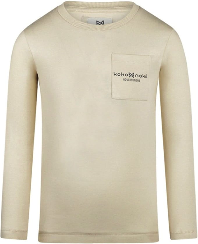 Koko Noko - T-shirt - Longsleeve - Beige - Sand - Maat 92