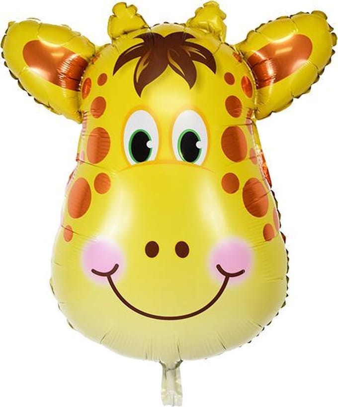 Folie helium ballon Giraffe 89cm