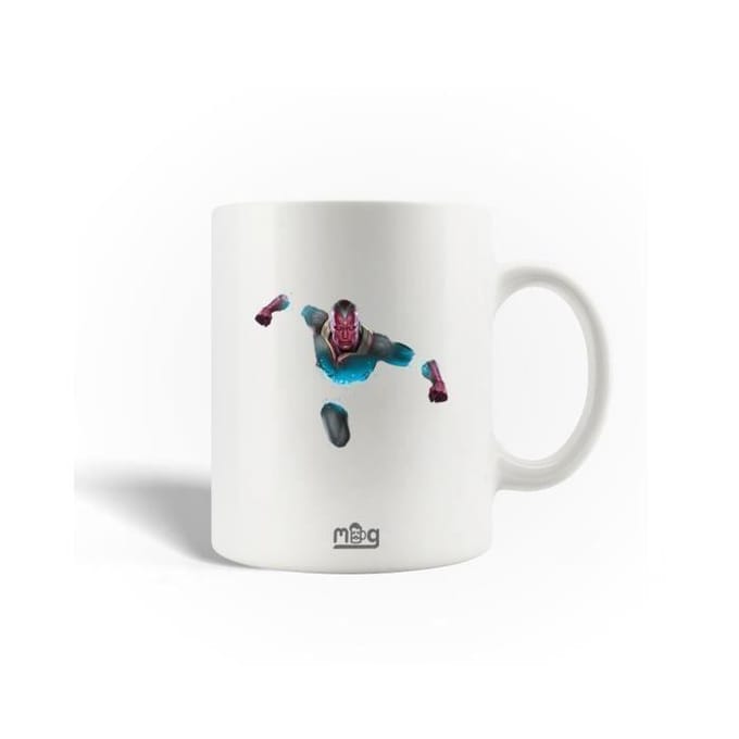 Keramische Mok - MANIACASE - Vision Fictieve superheld - 30cl - Vaatwasmachinebestendig - Wit