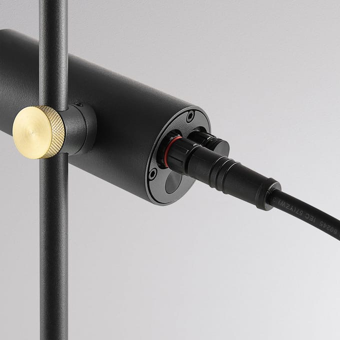 Molto Luce Aansluitkabel CHOPA II, lengte 500 cm, zwart, IP65, geaarde stekker