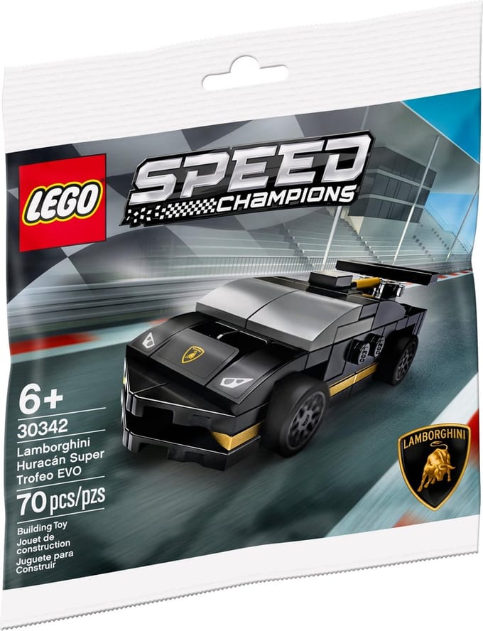 LEGO 30342 Speed Champions - Lamborghini Huracan Super Trofeo EVO (Polybag)