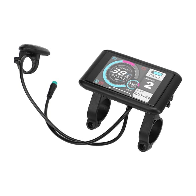 Elektrische Fiets Fiets Paneel UKC1 Kleurendisplay LCD-display voor Elektrische Fiets Scooter met black