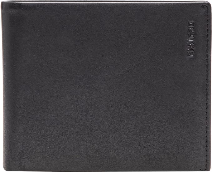 Maître Leren Portemonnee Hundsbach Gathman BillFold H12 Black Zwart