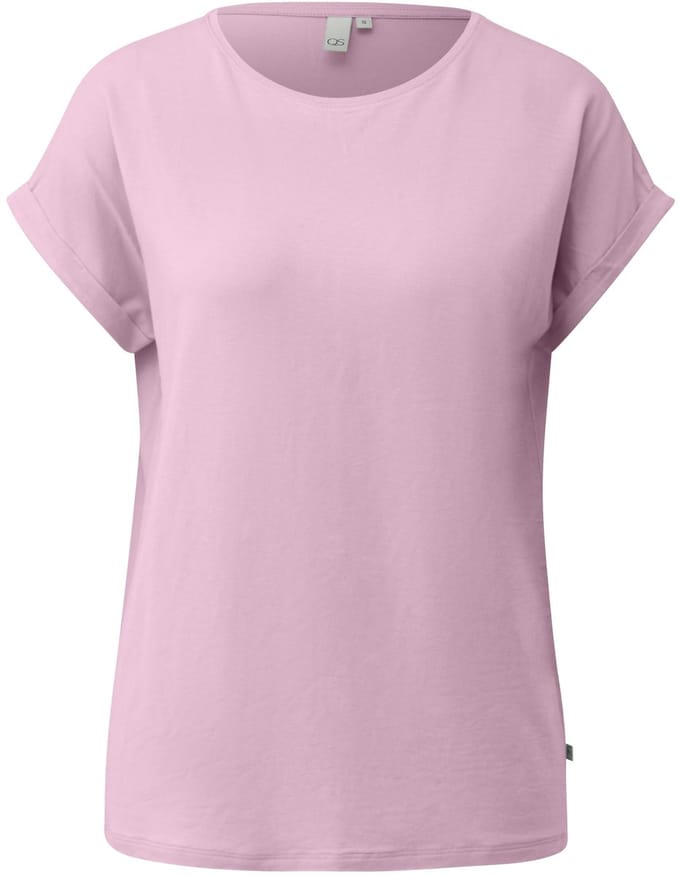 Q/S designed by - Dames t-shirt - Maat XS - Vrouwen - MARINE - Lyocell