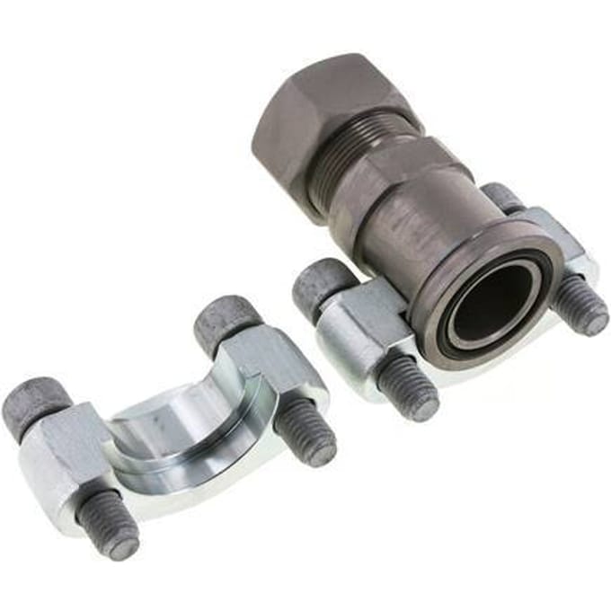 1-1/4'' SAE Flens 6000 psi Staal met 30S (M42x2) ISO 6162-2