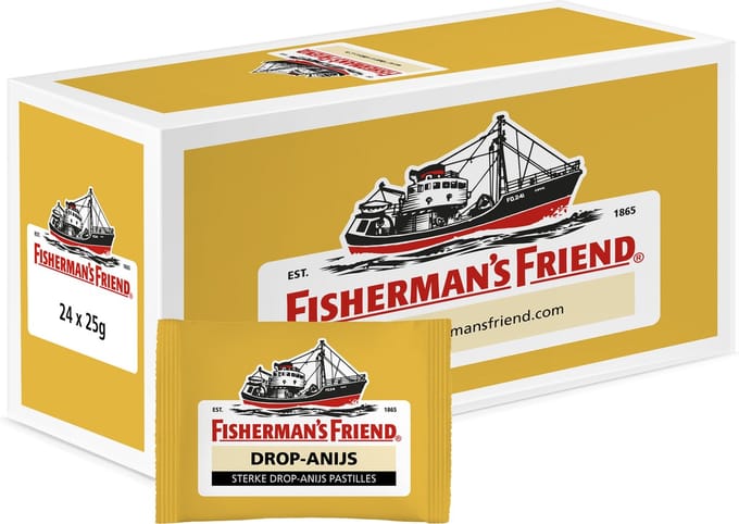 Fisherman's Friend Drop Anijs - 24 zakjes x 25 gram