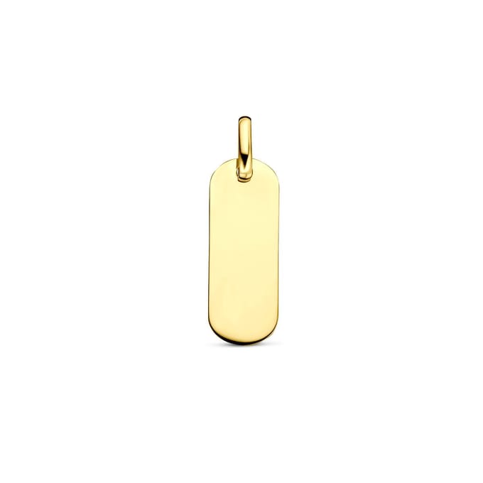 14K geelgouden hanger 23 mm - 4034052
