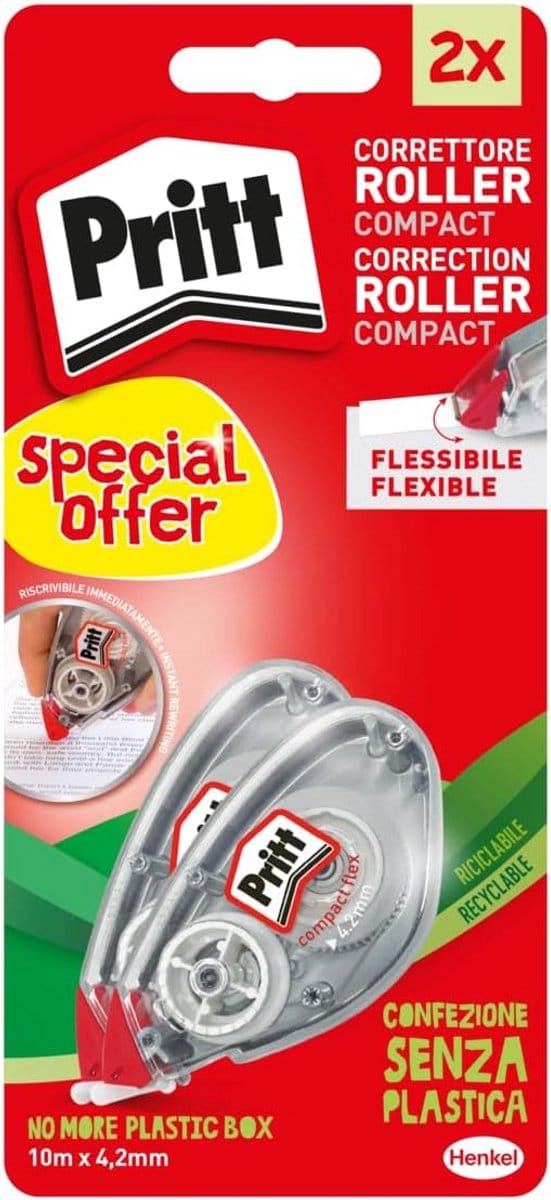 Compacte Correctieroller 10 m x 4,2 mm - 2 Stuks