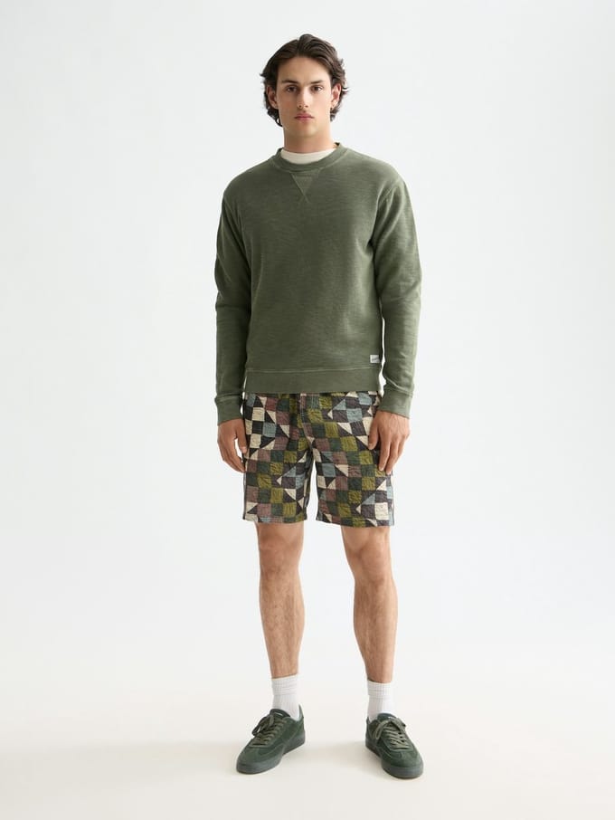 Scotch & Soda G/d Structured Sweatshirt Thyme Taglia: S | Maglioni a maglia Outlet | Uomo